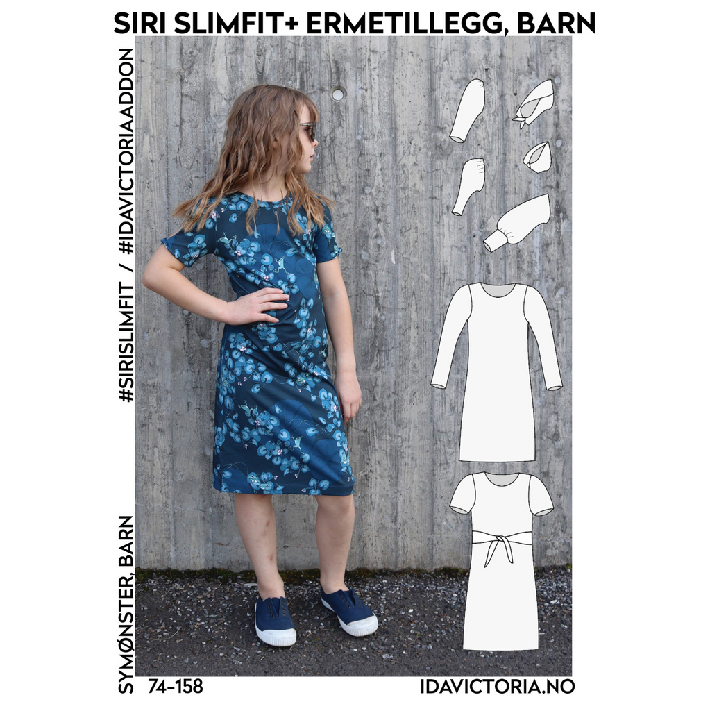 Symönster Siri Slimfit till barn + ärmtillägg