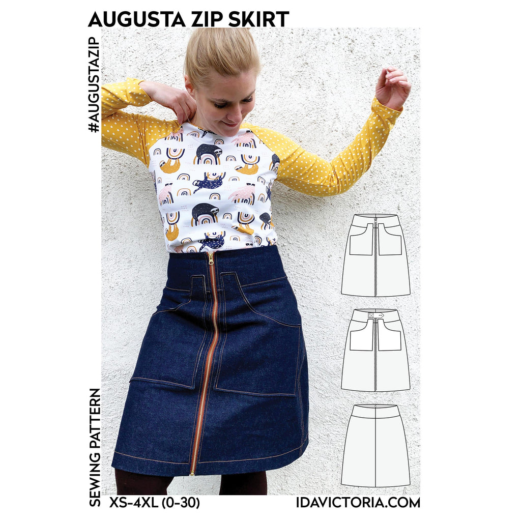 Symönster Augusta Zip Skirt - English