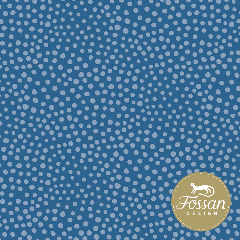 College Stone Dots Grey Blue