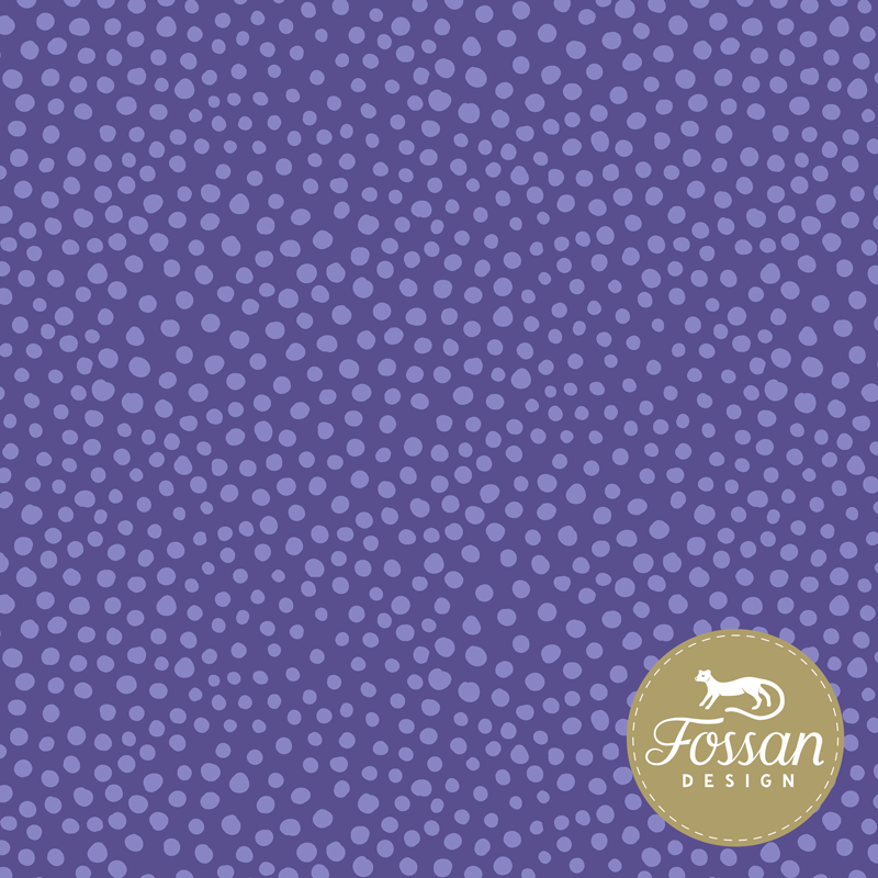 Jersey Stone Dots Purple - stuvar