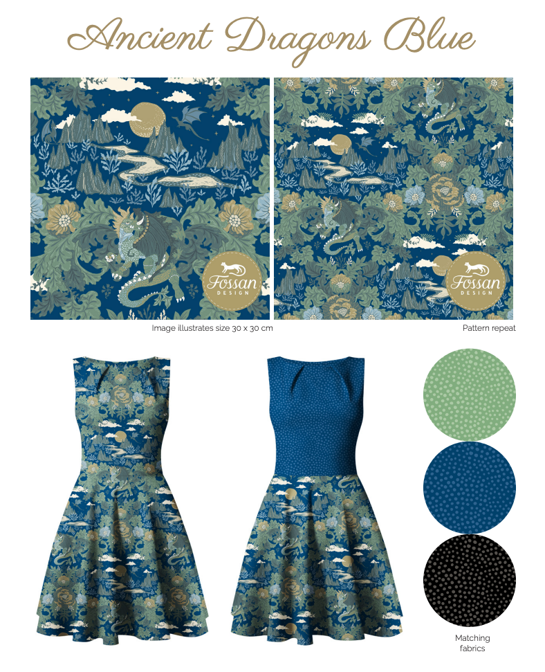 Jersey Ancient Dragons Blue