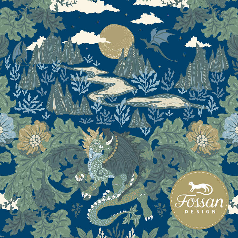 Jersey Ancient Dragons Blue