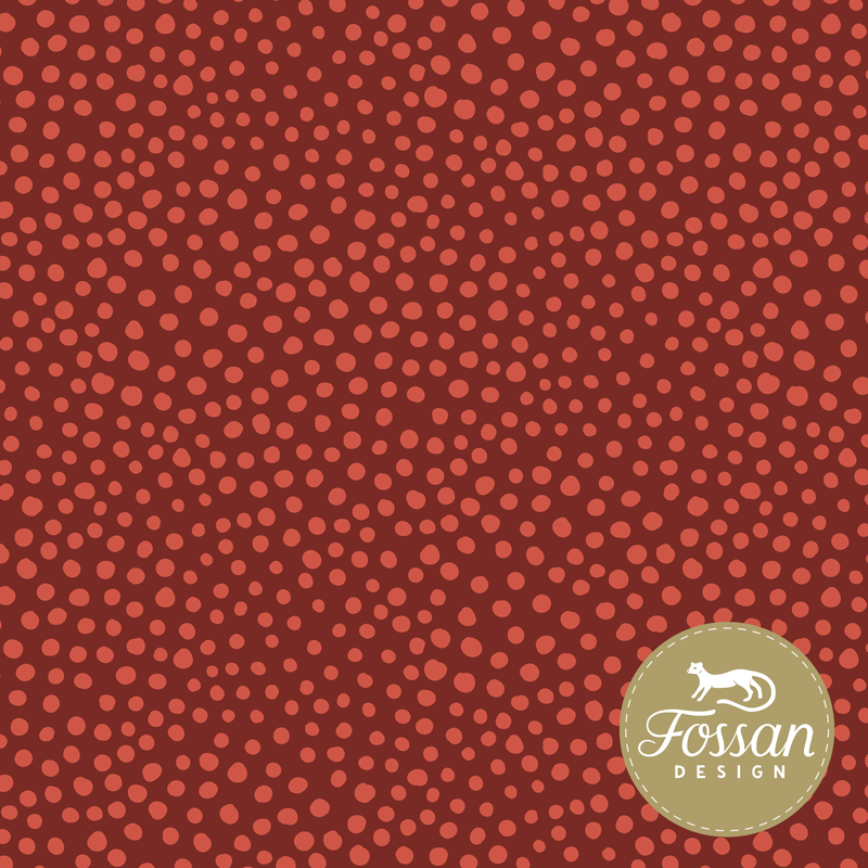 Jersey Stone Dots Red