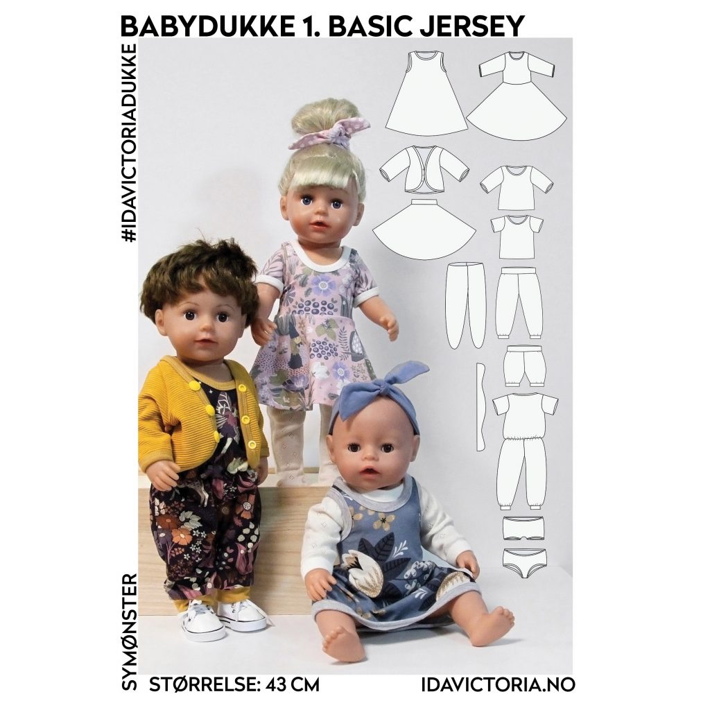 Symönster Babydukke: Basic jersey